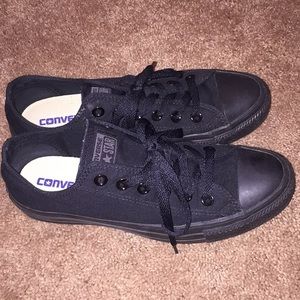 All black converse